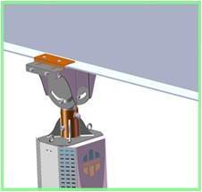 6.0M 20 Foot Pmsm Motor Odası Altı Blade Büyük HVLS Fanları 5