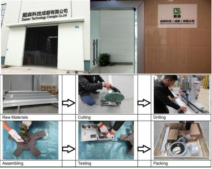 7.3m 50RPM Alüminyum Blade Tavan Ventilatörü Atölyeler için 5