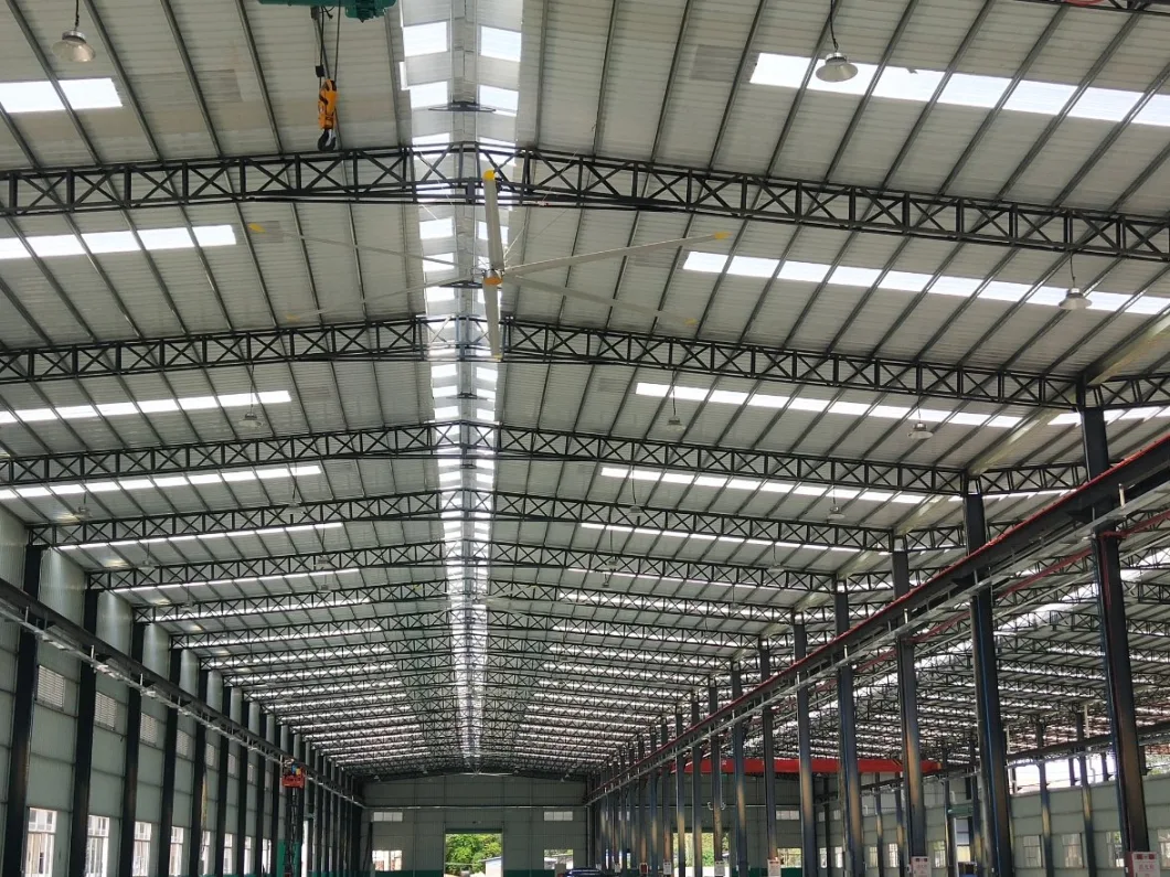 Alüminyum Magnezyum Alaşım Blade Hvls 1.5kw fırçasız kalıcı mıknatıs AC için tavan fanı 9