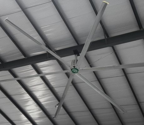 Hava Soğutma Çatı Tavanı Büyük 24 Ayak HVLS Endüstriyel Ventilatörler