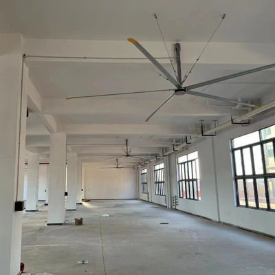 İyi bir fiyat. 220V 1.5kw Yüksek Hacimli HVLS Daimi Mıknatıs Elektrik Motoru ile Endüstriyel Tavan Fanları çevrimiçi
