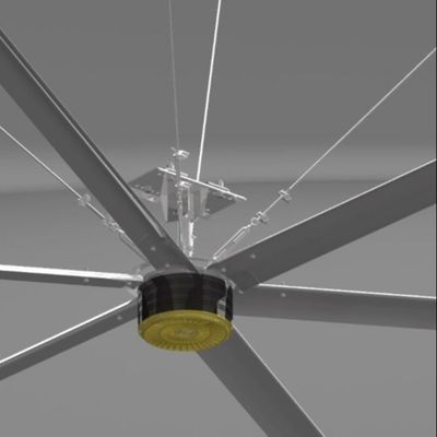 İyi bir fiyat. 16 feet 58rpm Pmsm Extra Large HVLS Endüstriyel tavan fanları depo ve fabrika için çevrimiçi