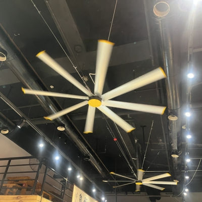 İyi bir fiyat. Kontrolör HVLS Endüstriyel Hava Sirkülatörleri ≤38db Düşük Gürültü Seviyesi çevrimiçi