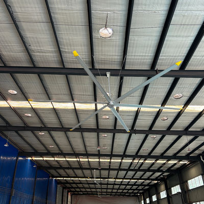 Hava soğutma ve havalandırma fonksiyonu için 8FT-24FT Büyük Endüstriyel HVls Tavan Ventilatörü