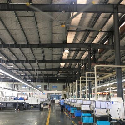 İyi bir fiyat. 66 alüminyum bıçağı olan.1m endüstriyel tavan fanı giyim dükkanlarında hava akışını arttırıyor çevrimiçi