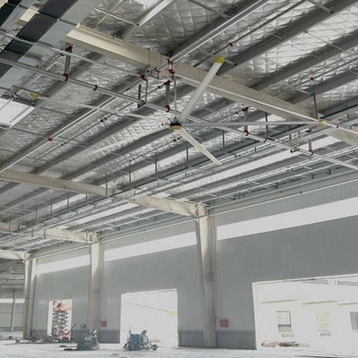 İyi bir fiyat. 380/220V Motor Tipi PMSM Dc fırçasız dış rotor 7.3m 24FT 6 yaprak bıçağı olan hava soğutmalı endüstriyel tavan fanı çevrimiçi