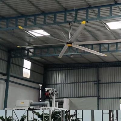 İyi bir fiyat. Sliver Gri 5.0m 16FT Büyük HVLS Tavan Fan Havalandırma ve Havalandırma çevrimiçi