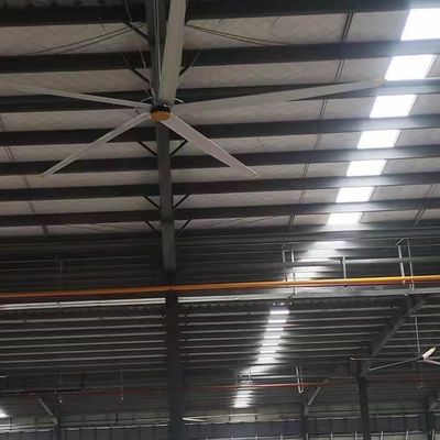 İyi bir fiyat. Restoran ve Üretim Tesisi için Güçlü 6.1m 20FT HVLS Endüstriyel Tavan Ventilatörü çevrimiçi