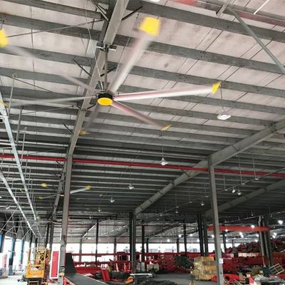 İyi bir fiyat. Alüminyum Magnezyum Alaşımı 6.1m 20FT HVLS Süt Çiftliği Havalandırması için Endüstriyel Tavan Fanları çevrimiçi