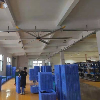 İyi bir fiyat. Al-Mg Alaşım Blade 5.5m 18ft Gym Restoran Üretim Tesisi Ev için Doğrudan HVLS Fan çevrimiçi