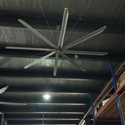 İyi bir fiyat. Yüksek Havamlı Hava Soğutma 3.6m 12FT Endüstriyel Büyük HVLS Tavan Fanı 8 bıçaklı çevrimiçi