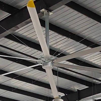 İyi bir fiyat. 1Depo havalandırması ve hava soğutması için.5kw PMSM motorlu endüstriyel tavan fanı çevrimiçi
