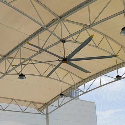 Endüstrilerde Optimal Hava Soğutması ve Havalandırma için Tavana monte edilmiş 16FT HVLS Fan