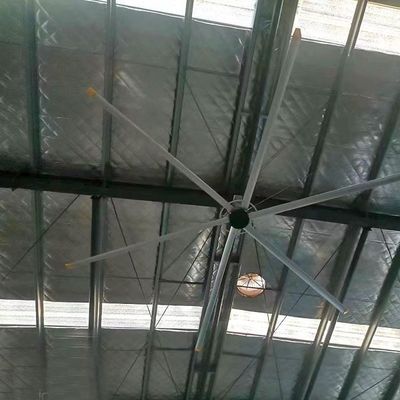 İyi bir fiyat. DX-7.3 PMSM motoru ve Al-Mg bıçağı malzemesi ile büyük Hvls endüstriyel tavan fanı çevrimiçi