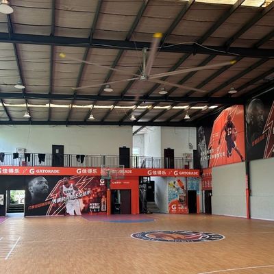 İyi bir fiyat. Basketbol havalandırması için 24ft (7.3metre) HVls Endüstriyel Tavan Ventilatörü çevrimiçi