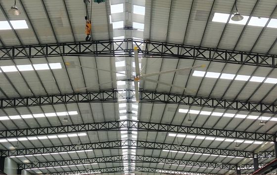 İyi bir fiyat. Depo Soğutmasından AC Elektrik Akım Tipi 24FT Büyük Hvls Endüstriyel Tavan Ventilatörü için Alüminyum Ventilatör çevrimiçi