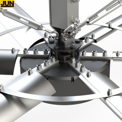 5.0m 16ft Düşük Gürültü Büyük Rüzgar Hava Akışı Garaj Havalandırma Dev Endüstriyel HVL Büyük Tavan Ventilatörü