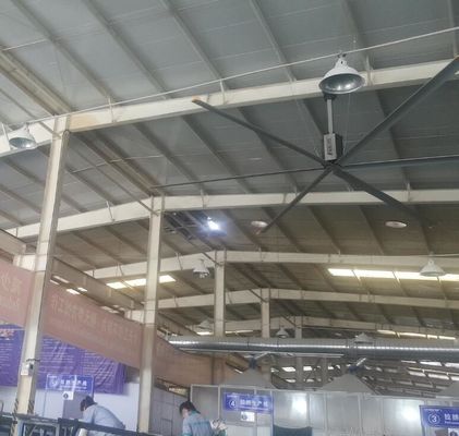 İyi bir fiyat. Büyük 1.5kw Motor 60RPM Endüstriyel Depo Fanları çevrimiçi