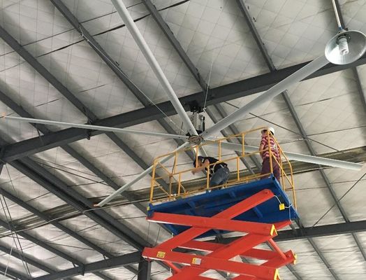 İyi bir fiyat. 5.4M 18ft Alüminyum alaşım bıçakları İç garaj Büyük HVLS fanları çevrimiçi