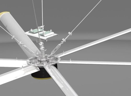 İyi bir fiyat. 6.0M 20 Foot Pmsm Motor Odası Altı Blade Büyük HVLS Fanları çevrimiçi