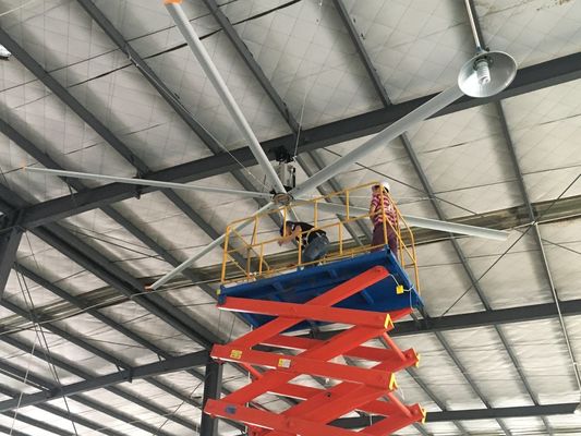 İyi bir fiyat. Aerometal Blade 3.6M 12 feet pmsm Işık Renkleri Büyük HVLS Fanları çevrimiçi