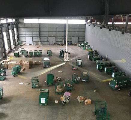 İyi bir fiyat. Otomatik Metal Blade Dış Çıkış Büyük HVLS Ventilatörleri çevrimiçi