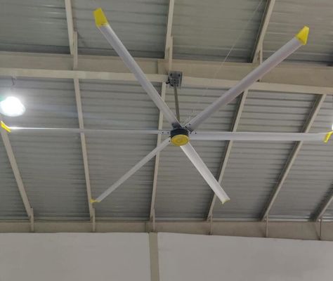 İyi bir fiyat. Hava Soğutucu Fabrikası Havalandırma Büyük Blade HVLS tavan fanları çevrimiçi