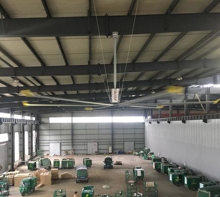 İyi bir fiyat. Yüksek Büyük Atölyeler Hava Soğutma Havalandırma HVLS Endüstriyel Fanlar çevrimiçi