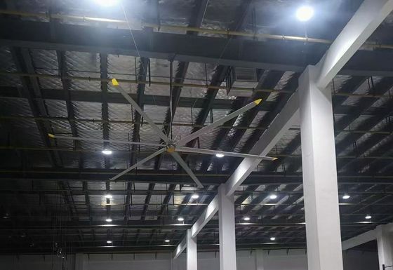 İyi bir fiyat. 24FT Pmsm Enerji tasarrufu HVLs Tavan Ventilatörü Hava Soğutma ve Havalandırma fonksiyonu için çevrimiçi